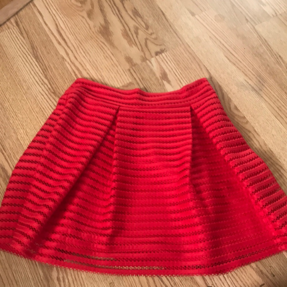Red Mini Skirt